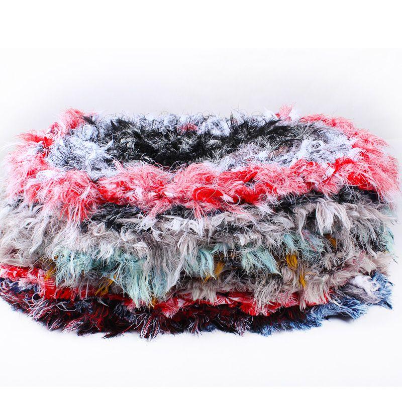 

Dog Mat Dog Cage Woollen Pad Kennel Pad Dog Blanket Cat Mat Pet Pad Cotton Cushion Winter Dog Blanket Pet Supplies M-medium Random color