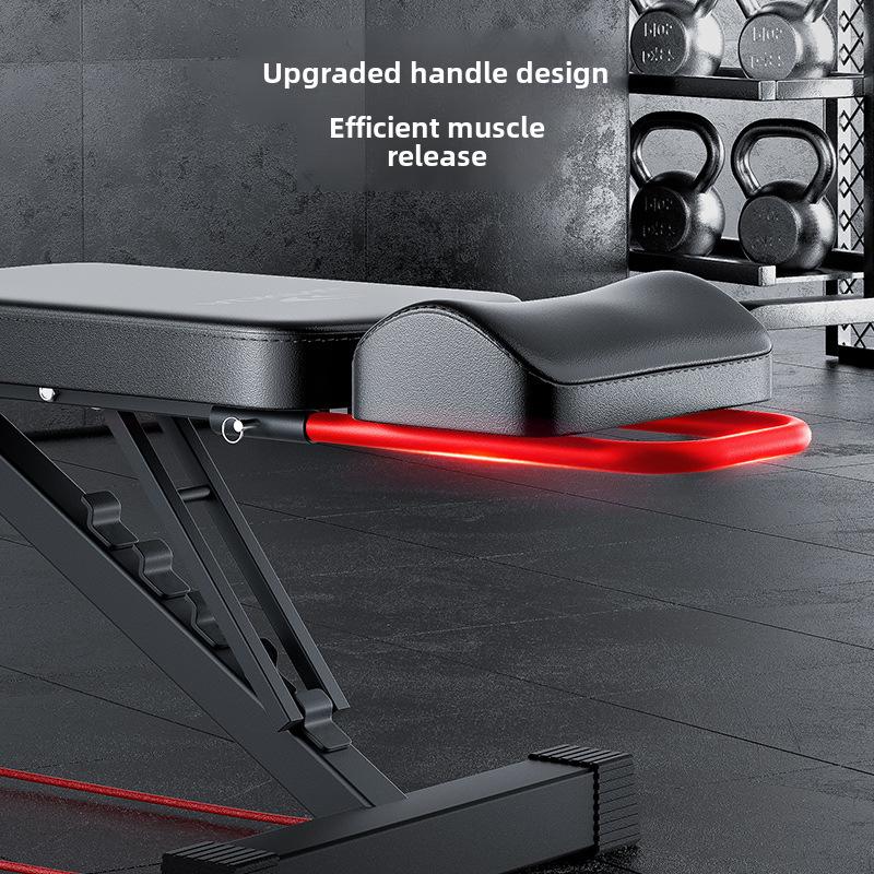 Professional Men's Multi-Functional Fitness Chair for Dumbbell Bench Press and Sit-Ups At Home