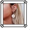 Coin Hoops Earrings Medallion Greek Goddess Portrait Gold Dainty Tiny Disc Dangle Women Fashion Jewelry