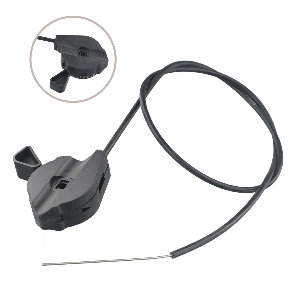 Throttle Control Accessory for Rover 4 For Lawn Mowers Featuring Plastic Coated Handle and Steel Cable for Longevity