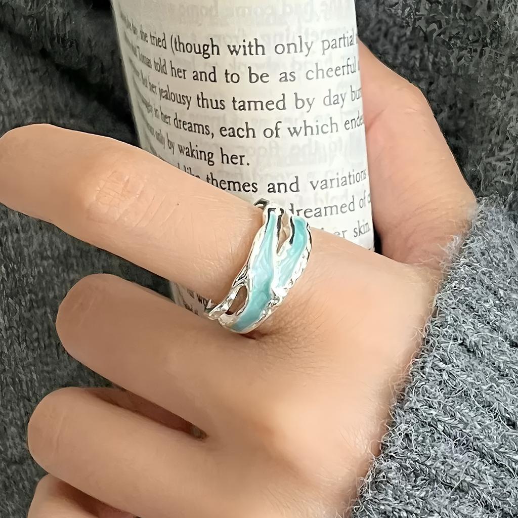 925 Silver Zircon Rings For Women Stars Frosting Design Trend Minimalism Jewelry Party Gift