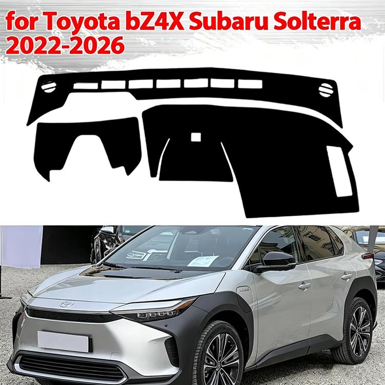 Custom Fit Dashboard Cover Pad for Toyota bZ4X 2022-2026 Anti-UV Sunshade Protector Non-Slip Dash Mat Interior Moulding