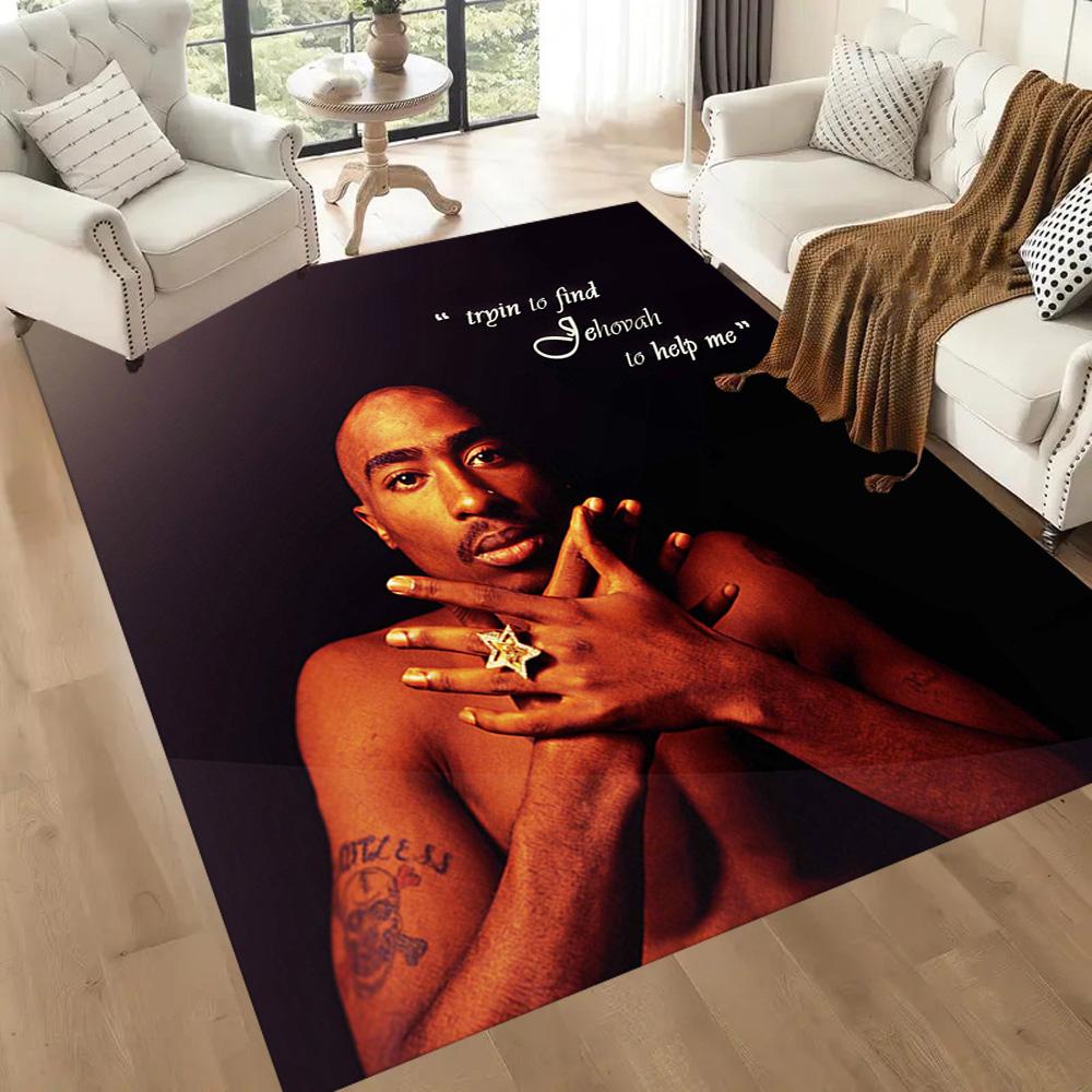 Dj Ardy Tupac Remix Square rugs are a great choice for living rooms, bedrooms, home décor, and as gifts.