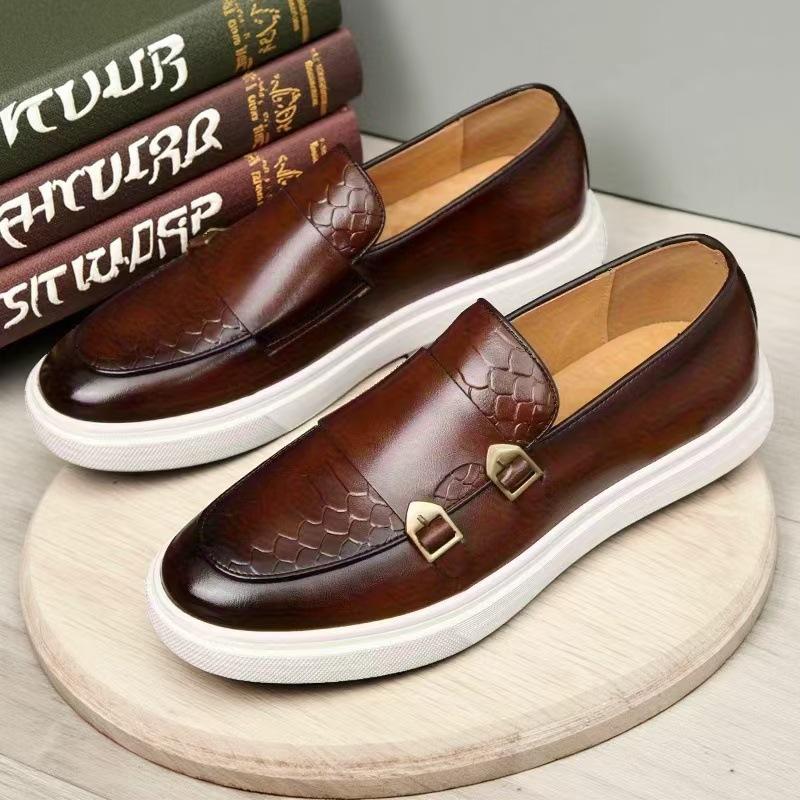 Foreign Trade 48 Large Size Men's Shoes 2025 Popular Fashion Casual Men's Shoes British Style Men's Versatile Leather Shoes