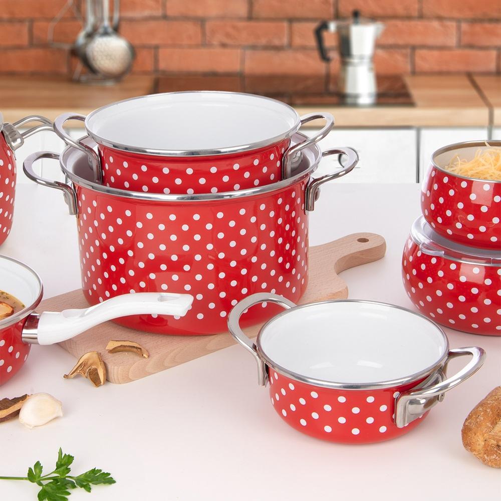 TECKA emaillierter Topf 18 cm, 2 l