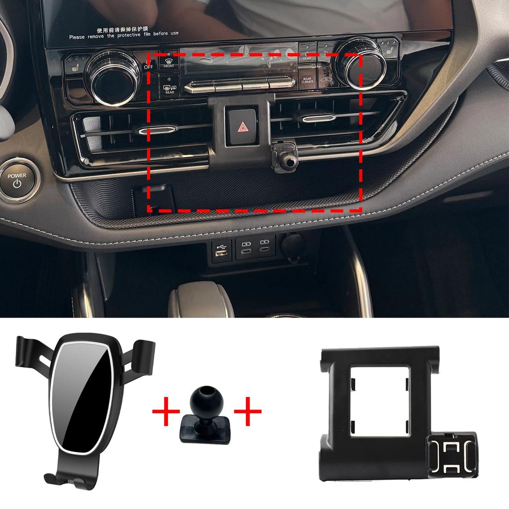 Passend für Toyota Highlander XU70 2020 2025 2025 2025 2025 Navigations-Handyhalterung Maßgeschneidertes Autozubehör