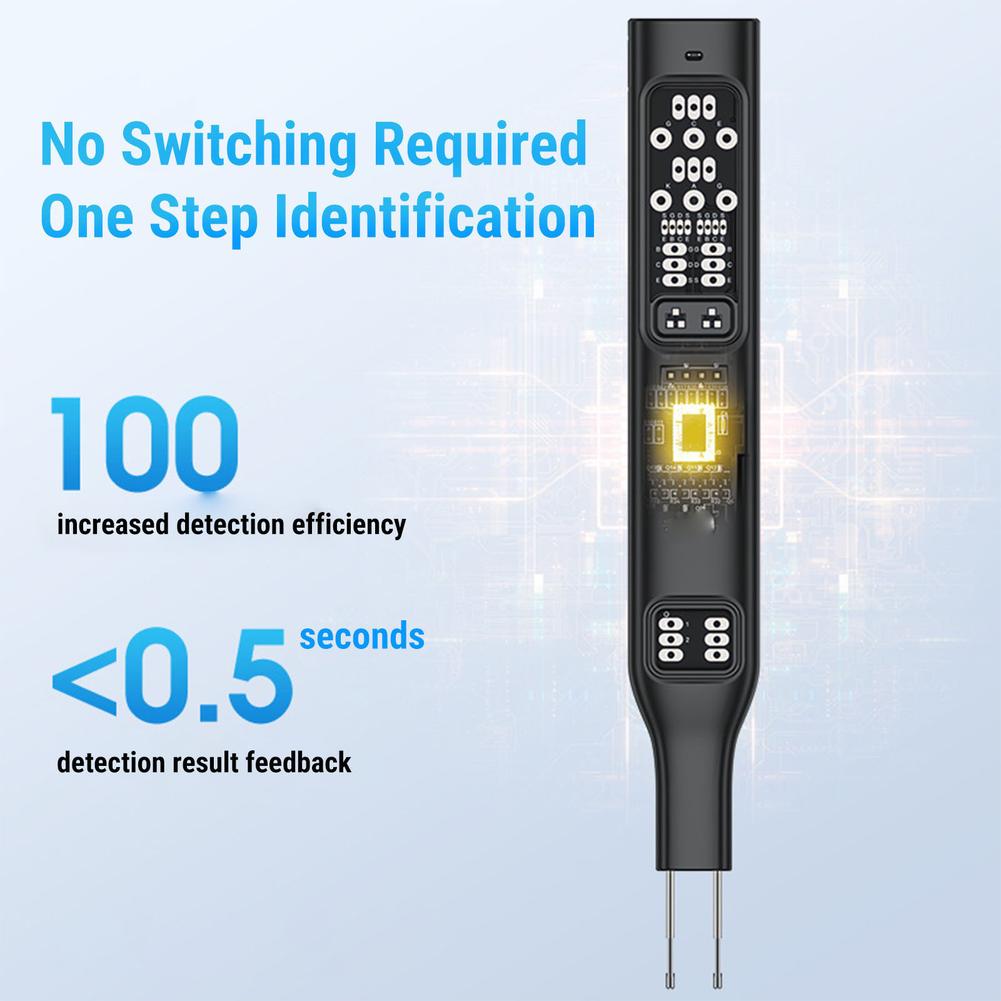 Диагностика цепей Тестер транзисторов Для полевой диагностики Поддерживает тестирование различных транзисторов Оборудование Выдвижные щупы China Mainland