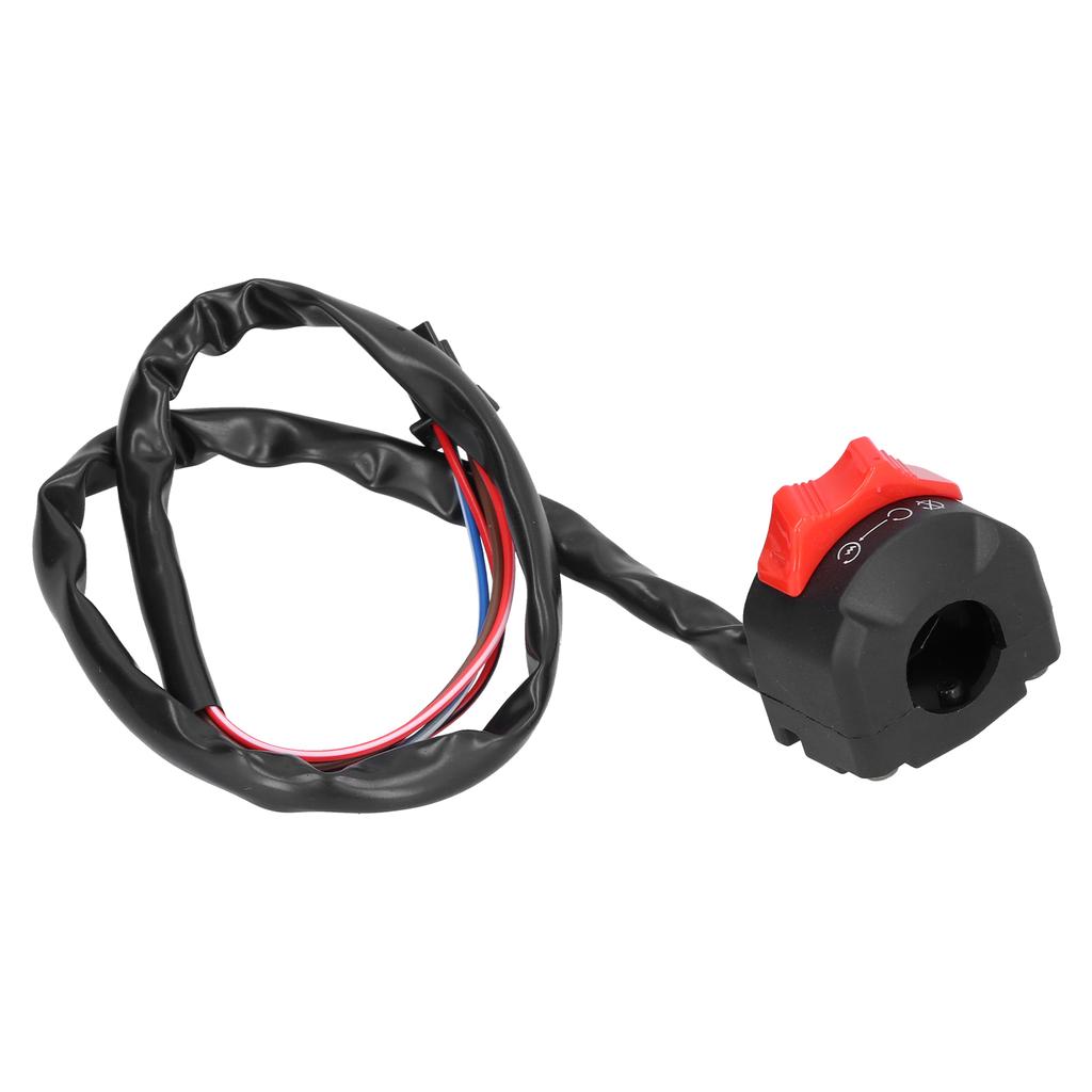 78in Przełącznik Kierownicy Wodoodporny Motocyklowy Kontroler Przycisku Start Stop Uniwersalny