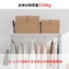 LunarLight Clothes Rack, 100cm Wide, 30cm Deep, 151.2cm High, Pipe Hanger, Wardrobe Closet Drawer, Clothes Rack, Compact Clothes Storage, Multifunctio