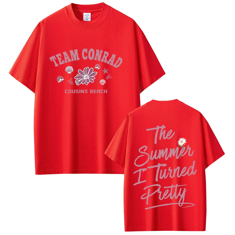 TV Play The Summer I Turned Pretty Team Conrad Cousins Beach Double Sided Print Tshirt Unisex Fashion Casual 2026 Summer T Shirt
