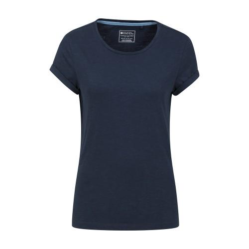 Mountain Warehouse Womens/Ladies Bude Relaxed Fit T-Shirt 10 UK naval