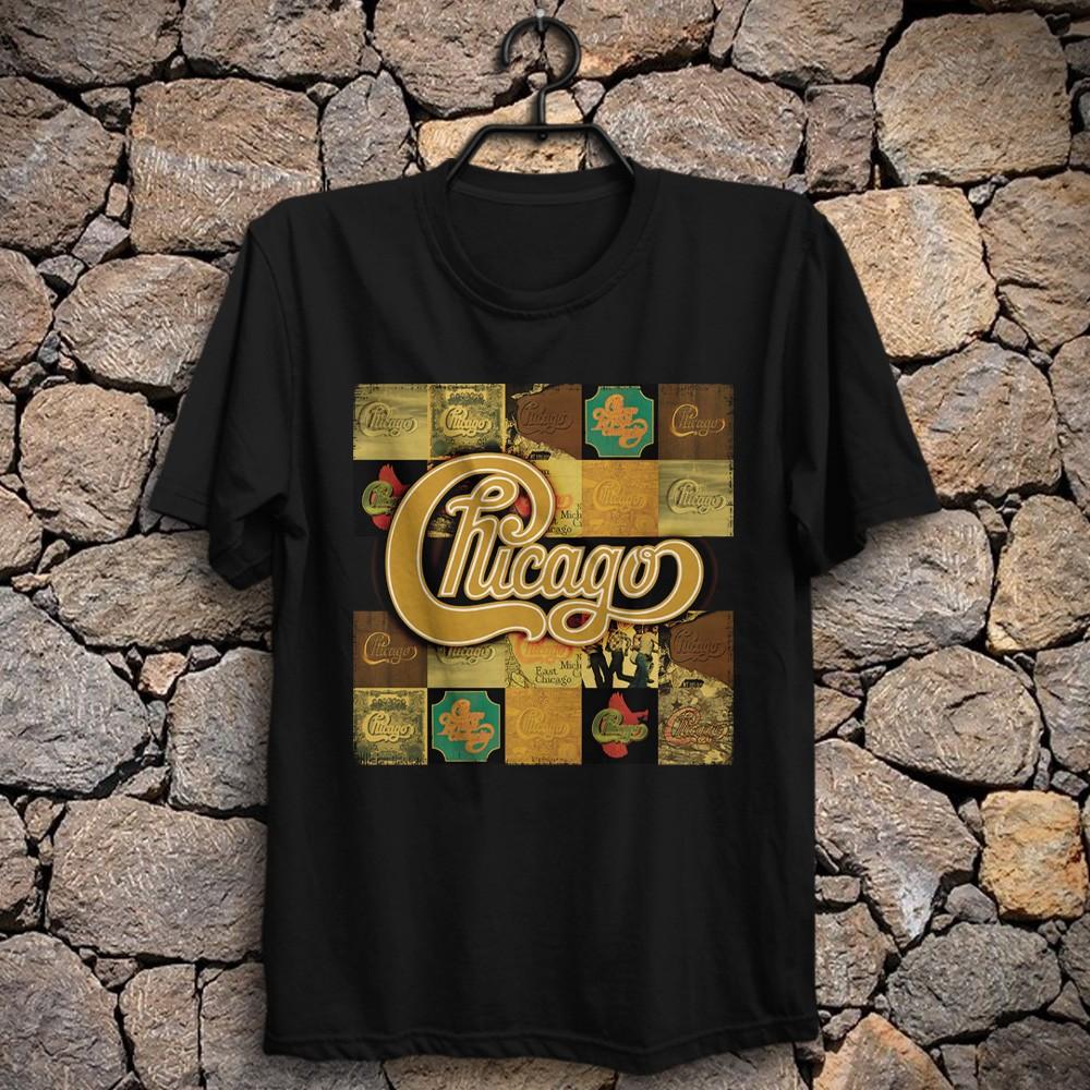 Chicago the studio albums 69-78 T shirt Terry Kath Robert Lamm Dawayne Bailey Unisex T-Shirt S