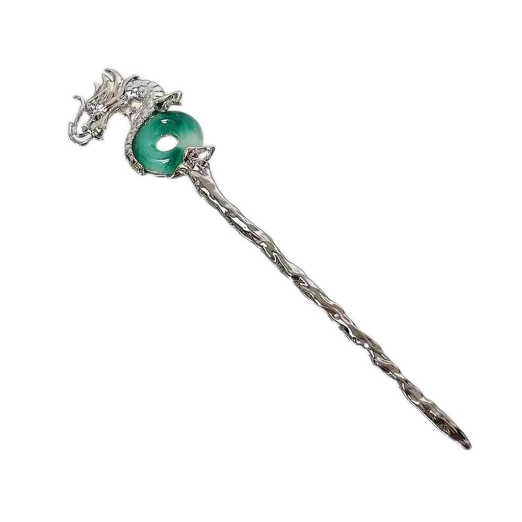 Tokariri Hair Hairpin for Japanese and Perfect for Entrance and Dragon and Flower Ornament, Clothing, Yukata, Kimono, Weddings, After-Parties,