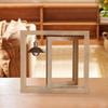 Rotating Picture Frame Decorative Birthday Gifts Office Desktop Wood Centerpiece Vertical Photo
