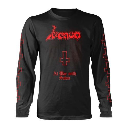 Venom Unisex Adult At War With Satan Long-Sleeved T-Shirt