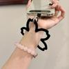 13 Colors Cherry Blossom Flower Mobile Phone Lanyard Strap Soft Silicone Small Pendant Decoration Gift For