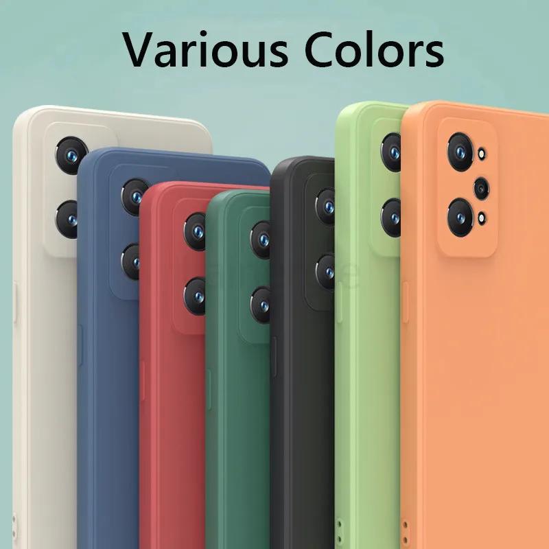 For Realme GT Neo 2 3 3T Case ShockProof Liquid Silicone Soft Cover On For Realme GT2 Pro Neo2 Neo 2T 5G Phone Case Coque Shell