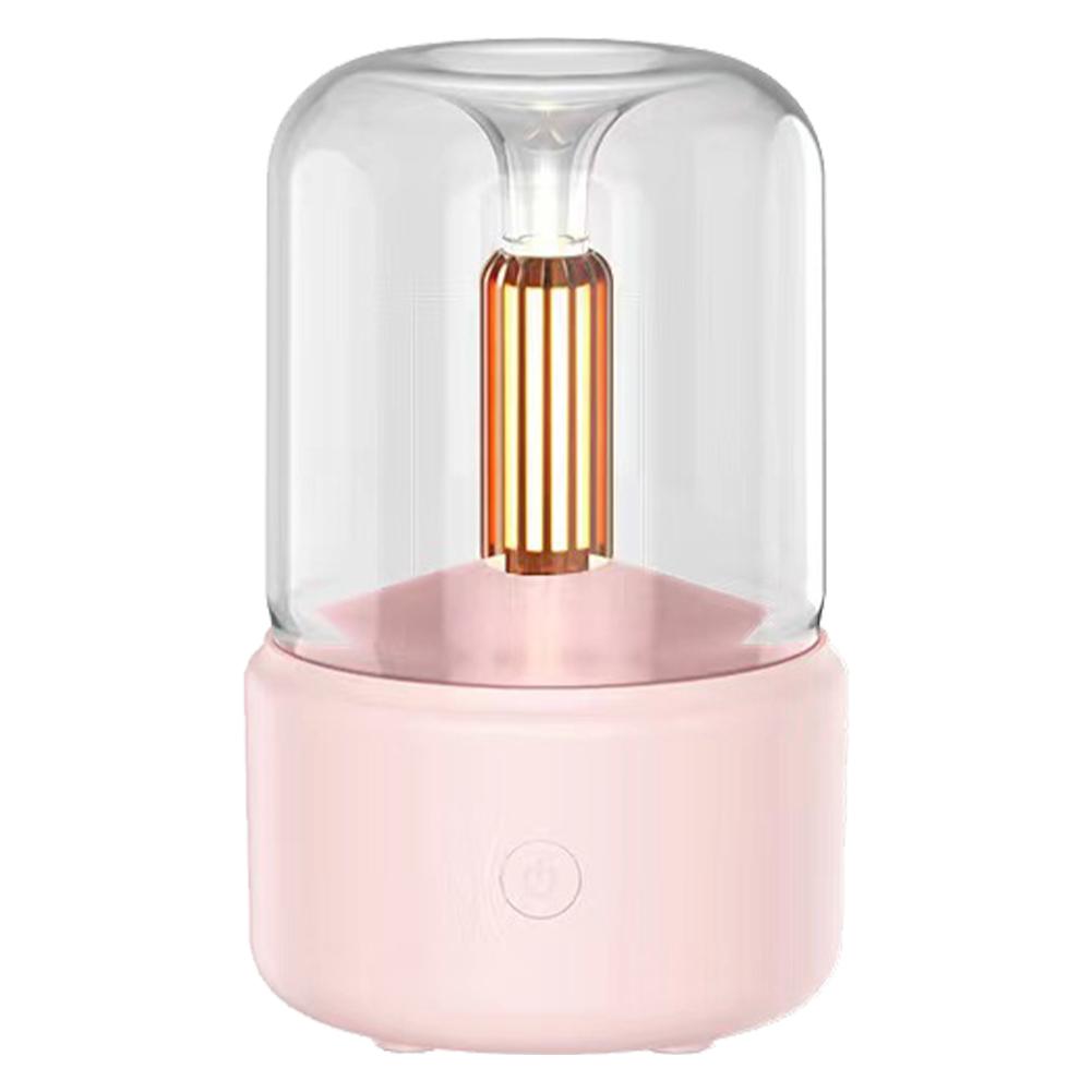 

Светодиодный ночник для ароматерапии, защита от отключения воды, прохладный генератор тумана, автоматическое отключение по времени, автоматическое отключение для домашнего офиса 98*98*160mm розовый