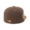 New Era 59FIFTY Cap with Side MLB ONSPOTZ DET 7 DETTIGCO WS1935 WALNUT TOASTED PNT Two-Tone Patch, Exclusive, Walnut, 3/8" (5950)