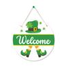 St. Patrick'S Day Party Decoration Clover Irish Festival Hemp Rope Door Listing