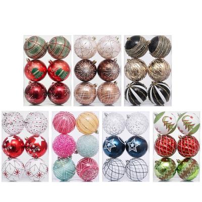6 Pièces Boules de Noël Boule Ornement pour Mariage Décoration de Fête d'Hiver Arbre de Noël Ornement Suspendu