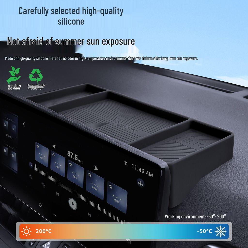 Silicone Storage Box for Toyota Wildlander, Land Cruiser, RAV4 Navigation Screen