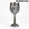 3D Knight Mug Wine Goblet BEST Birthday Halloween Father's Day Gift Resin Outer Stainless Steel Inwall Cool Retro Wine Glass