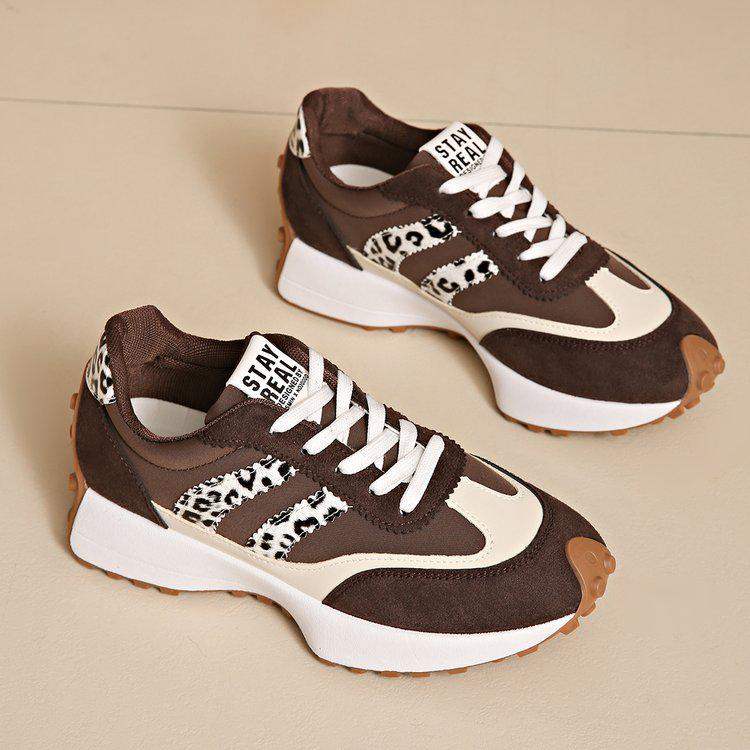 2025 Women's Plus Size Slim Waist Dad Sneakers - Thick Sole Casual Sports Shoes for Spring/Summer