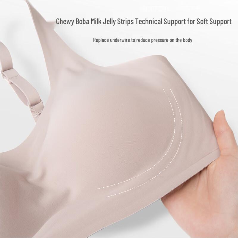 Oudifen Women's Seamless Wireless Bra Set