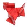 Cutie inel cinetic aliaj de aluminiu pliere magnetică cutie bijuterii suport inel logodnă pentru ceremonie nuntă roșu