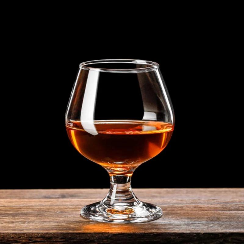 Set 2 Pezzi 8.7oz 255ml Calici da Vino Rosso a Piedi Corti Set Bar Calici per Vino Straniero Cocktail Calice Trasparente per Cognac Utensili per Vino