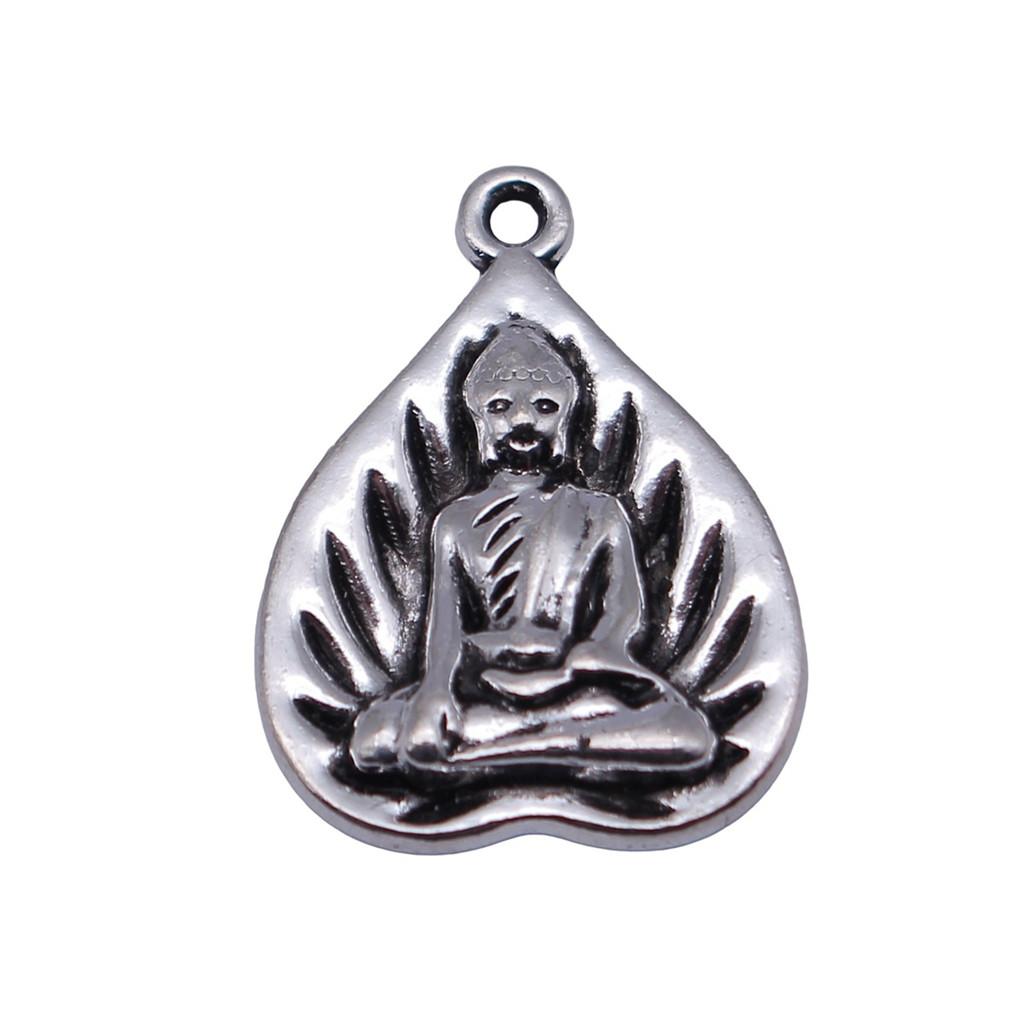 Buddha Statues Charms Multi Color Alloy Pendants For Spiritual Zen Jewelry Making