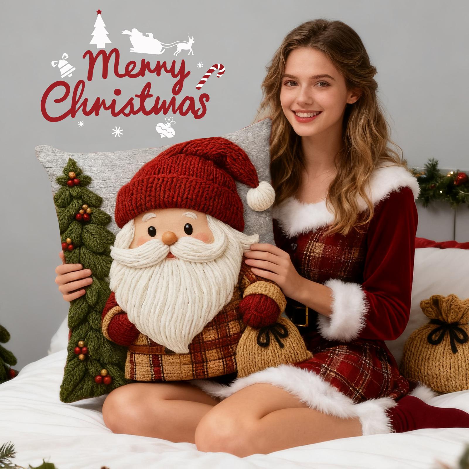 

Christmas Pillow Cover Christmas Linen Pillowcase Autumn Decoration Snowman Pillow Covers For Chair Sofa Bedroom Living Room CHINA