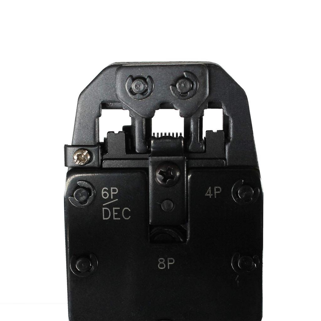 LAN Cable Modular Plug Crimping Tool Crimping Pliers RJ45 RJ11 RJ12 4P4C 6P6C 8P8C with Ratchet TARO'S 4-Pole 4-Core 6-Pole 4-Core 8-Pole 8-Core