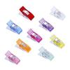 10-100Pcs Colorful Sewing Clips Multipurpose Plastic Craft Crocheting Knitting Safety Clothing Clips Mini Binding Clips Paper