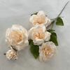 Silk Rose Bouquet For Wedding Decor Photography Props Home Gift Styling