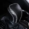 Leather Car AT Gear Shift Knob Cover Gear Head Collars for Toyota Camry 70 Corolla 2019 2020 2025 Interior Accessories