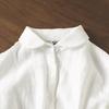 Women's Stand Collar Single-Breasted Cotton Linen Shirt