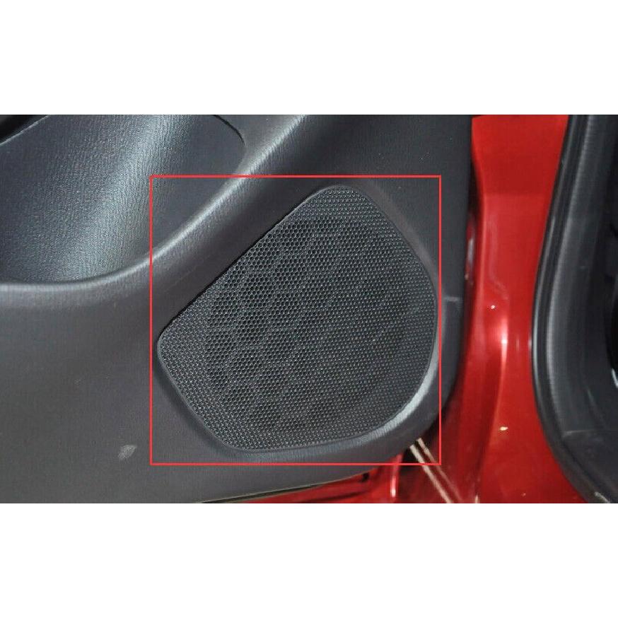 ABS For Mazda 3 Axela 17-2018 Carbon Fiber Inner Door Speaker Ring Cover Trim 4P