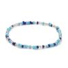 Colorful Beads Anklets Summer Beach Boho Women Elastic Rope Chains Adjustable Ankle Bracelet Beach Jewelry Vacation Accessories
