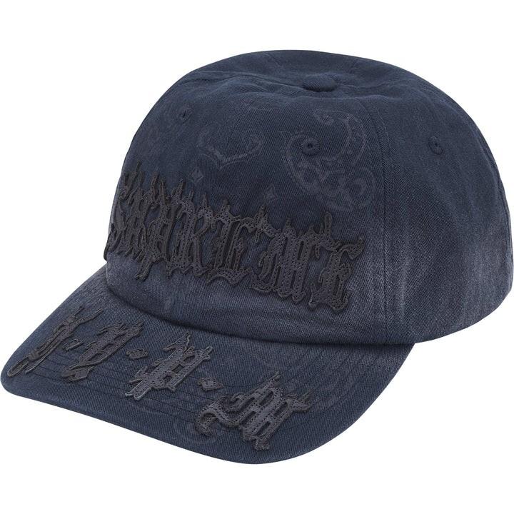 Supreme Leather Applique 6-Panel Navy One-Size