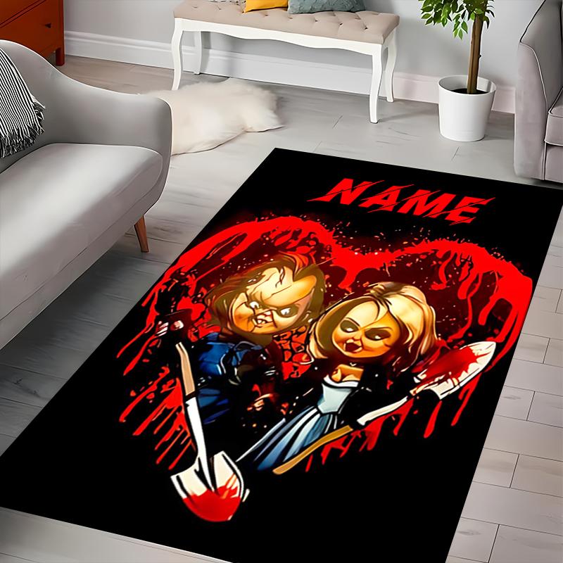 Custom personalization Chucky Area Rug - Perfect For Kitchen, Bathroom,Laundry Room Decor Large Size Available,Gift All Seasons