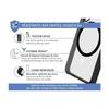 Coque téléphone - Forcecase - FC Air Frost - Galaxy S25+ - 50% plastique recyclé - Compatible MagSafe