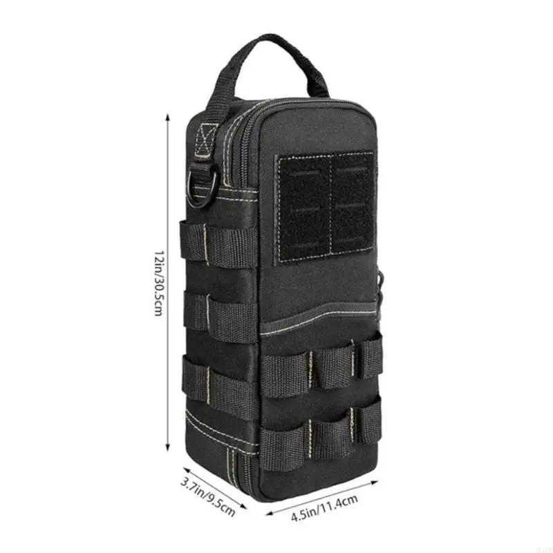Small Shoulder Tool Bag, Tactical Tool Pouch, Portable Practical Tool Storage Case with Shoulder Strap, Suitable for EDC, Motorc