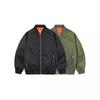Men's American Bomber Jacket Casual Men's and Women's Baseball Uniform Jacket Loose Military Green Fashion Versatile Trend