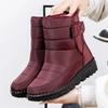Waterproof Boots for Women Casual Winter Women Ankle Boots Warm Plush Soft Platform Snow Boots 2025 Slip on Cotton Padded Shoes