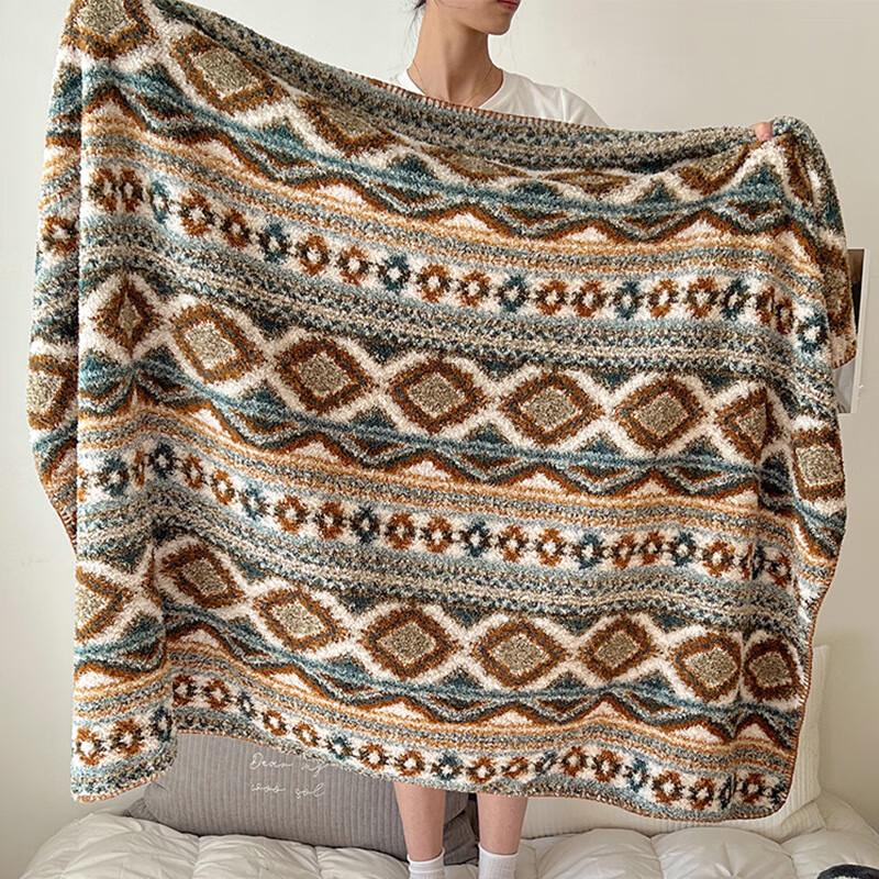 LISM Plush Flannel Throw Blanket