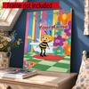 Biene Maja Customize Your Name Diamond Painting Round Diamond Diy Frameless Holiday Artwork Suitable For Home Office Wall Decoration