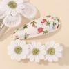 5Pcs BB Clips Set for Children Sweet Printe Hairbangs Hairclip Girls Barrette Ins Style Daisy Hairpin Ornaments Hair Accessories