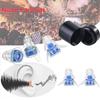 1 Pair Silicone Ear Plugs Noise Reduction Sound Insulation Earplug Reusable Flexible Earplugs for Sleeping Study Concert Hearing